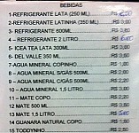 Espaço do Sabor menu