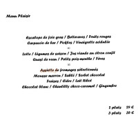 L'Annexe menu