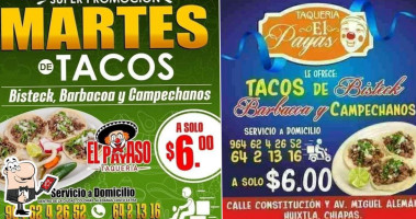 Taqueria El Payaso food