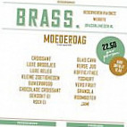 Brass. Nijmegen menu