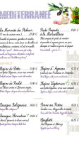 Chez Lucienne menu