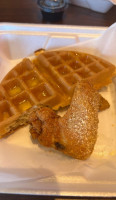 Eddy's Chicken And Waffles food