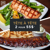 Madisons Restaurant Bar food