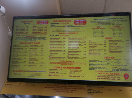 Hot Doggy Dog menu