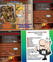 Los Arcos menu