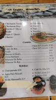 La Flor Del Desierto menu