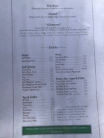 Hunters Rest menu