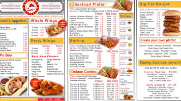 Seafood Kitchen menu