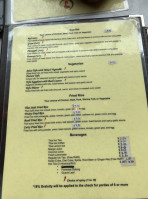 Silk Elephant menu