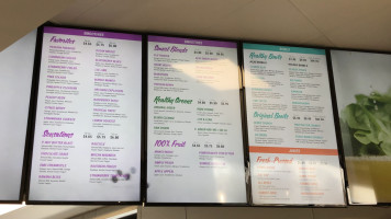 Roxberry Juice Co menu