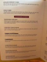 Swapna Indian Cuisine menu