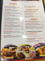 Sur Latin Peruvian Cuisine menu