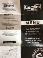 Taglio Pizza menu