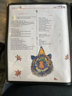 Tiger Lily menu