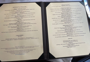 Terramia menu