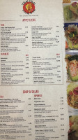 Thai Thai Sushi menu