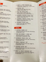 Thang's Family Ramen menu