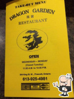 Dragon Garden Restaurant menu