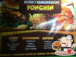 Alitas Y Hamburguesas Fonchin food