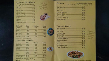 Wow Mediterranean Cuisine Express menu