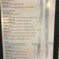 Southcable Cafe menu