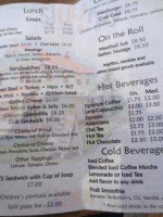 Stedman Corners menu