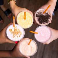 Orange Leaf Frozen Yogurt food