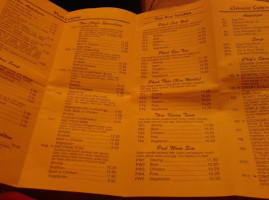 Chi Thai menu