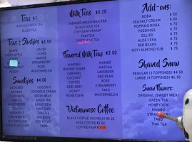 Boba And Desserts menu