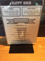 The Barking Dog Alehouse menu