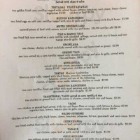 La Casa Latina menu