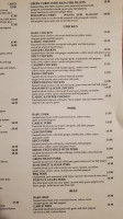 Dusita Thai menu