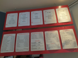 Saveurs D'asie menu