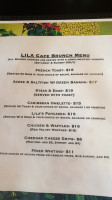 Lila Cafe menu