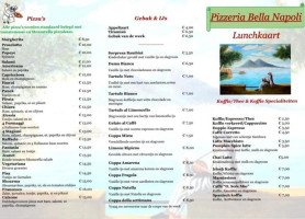 Pizzeria Bella Napoli menu