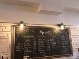 Regent Coffee Roasters And Brew menu