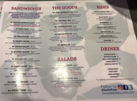 Paseo Sodo menu