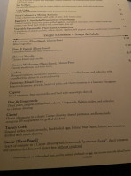 Panevino Italian Grille menu