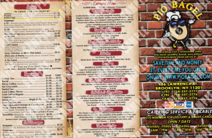 Pio Bagels menu