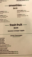 Tossgreen menu