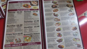 Taqueria Mazatlan menu