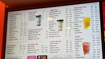 Vivi Bubble Tea menu