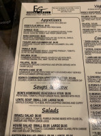 Eden's Grill menu