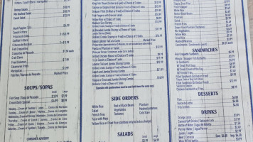 Fresh Florida Fisheries menu