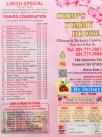 Chen's Yummy House menu