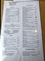 Mariscos. El Sinaloense menu