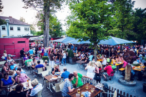 Trappensee Biergarten food