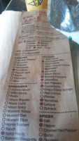 Which Wich menu