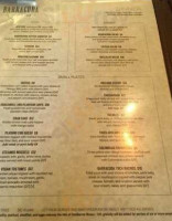 Racuda Bistro menu