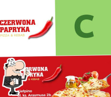 Czerwona Papryka Pizza Kebab food